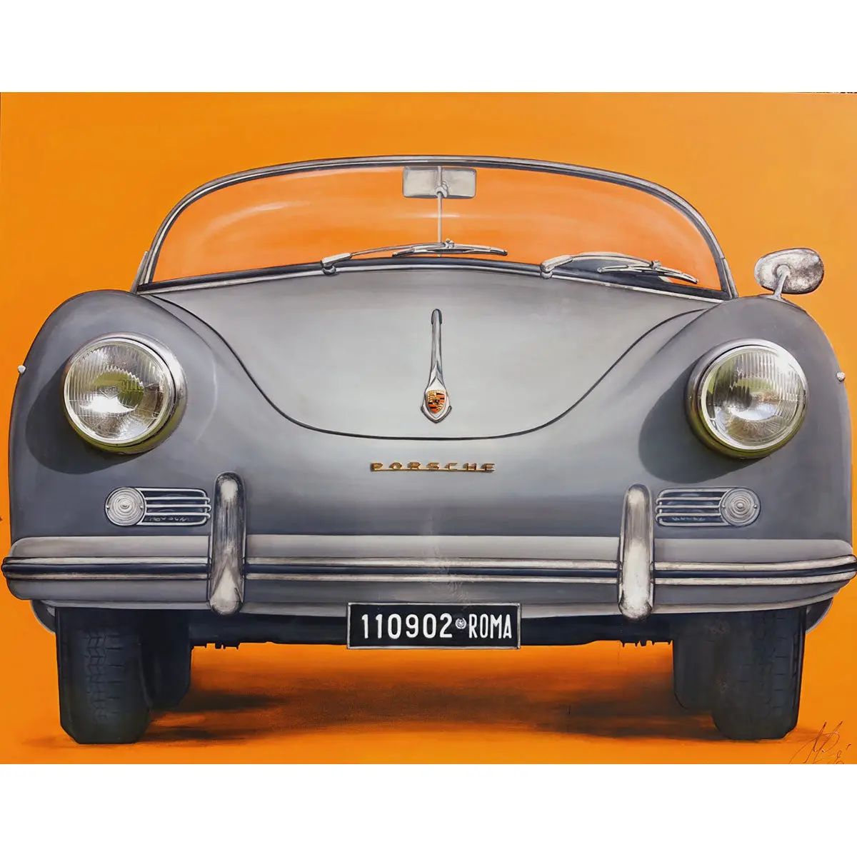 Porche 356 Orange 1