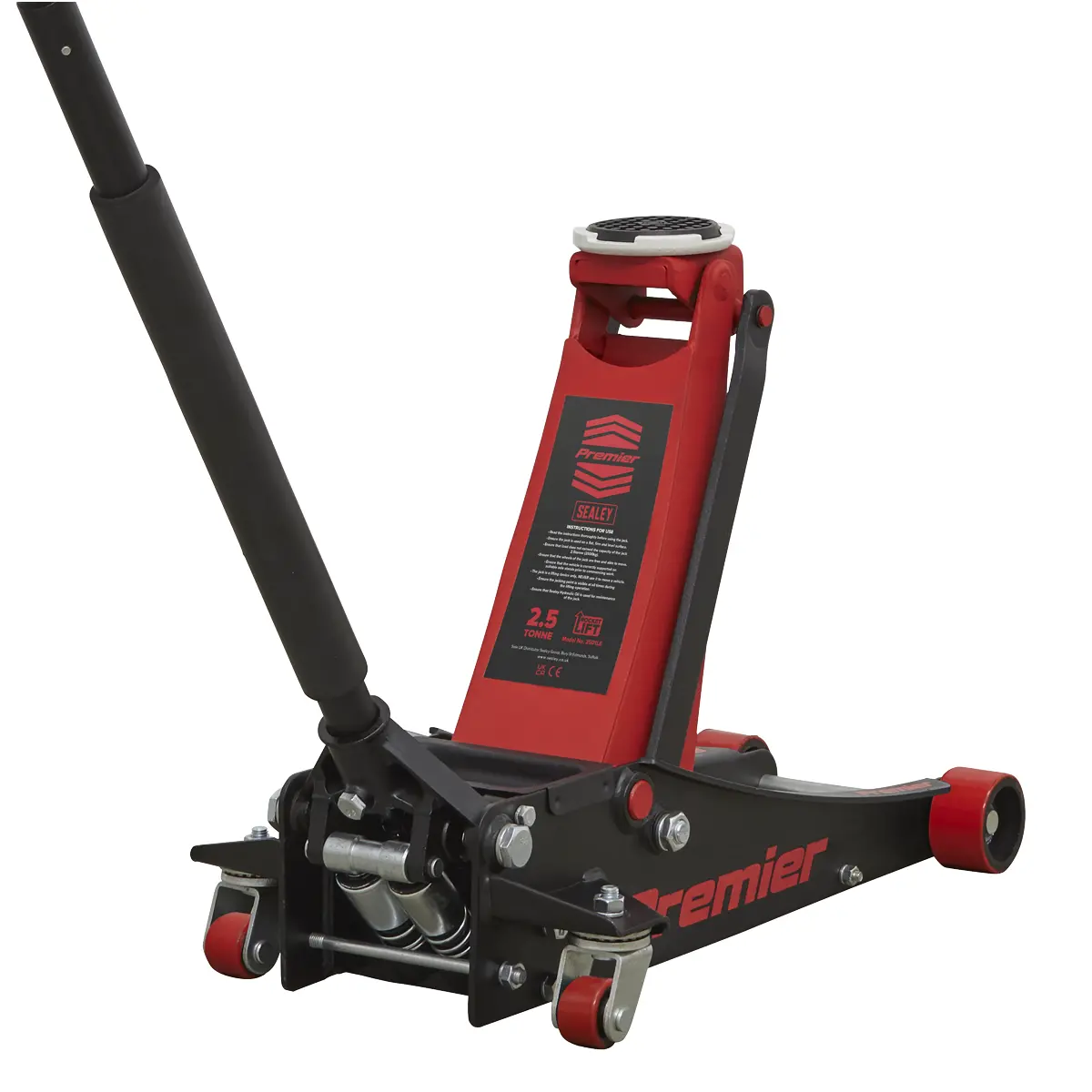 Premier Low Profile With Rocket Lift Trolley Jack 2.5 Tonne 2501Le 1