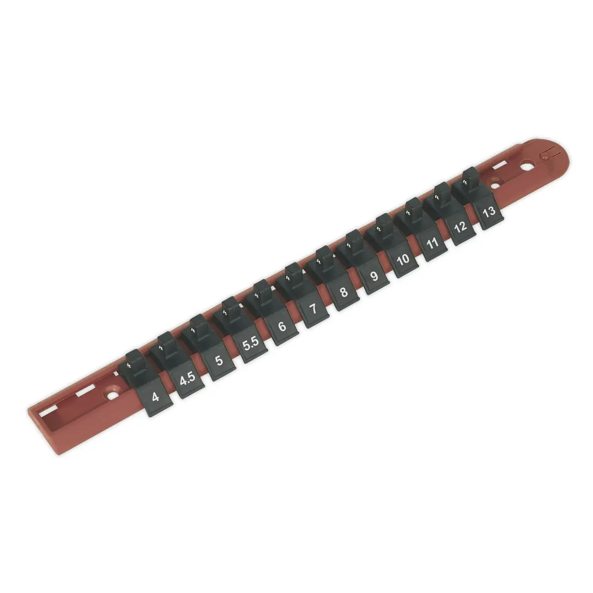 Premier Socket Retaining Rail With 12 Clips 1/4"Sq Drive Ak1412 1