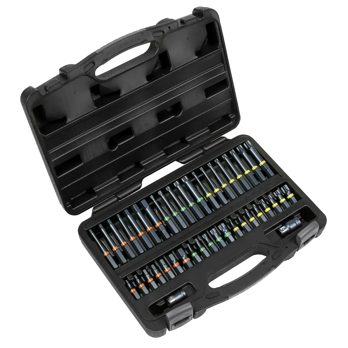 Premier Impact Trx-Star*/Hex/Spline Bit Set 3/8" & 1/2"Sq Drive 42Pc Ak21901 1
