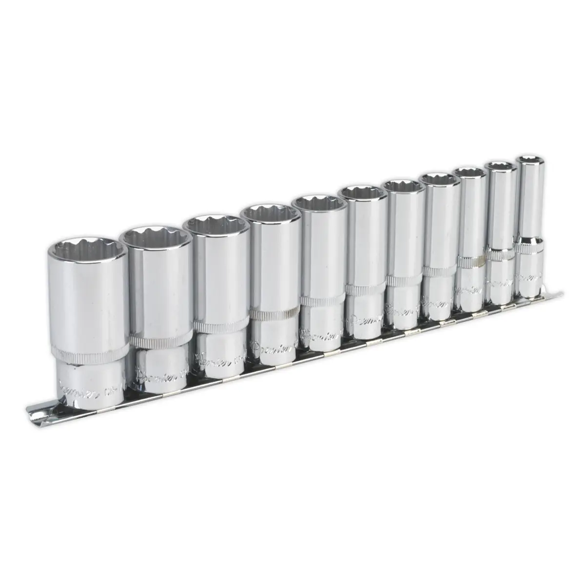 Premier Imperial Deep Socket Set 3/8"Sq Drive 12-Point 11Pc Ak2673 1