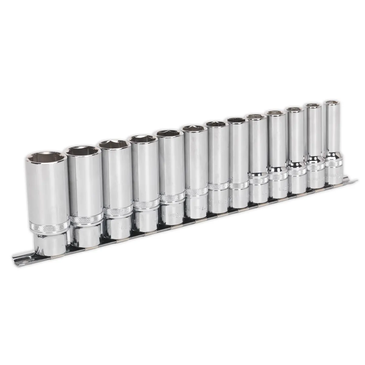 Premier Deep Lock-On™ Socket Set 1/2"Sq Drive 13Pc Ak2745 1