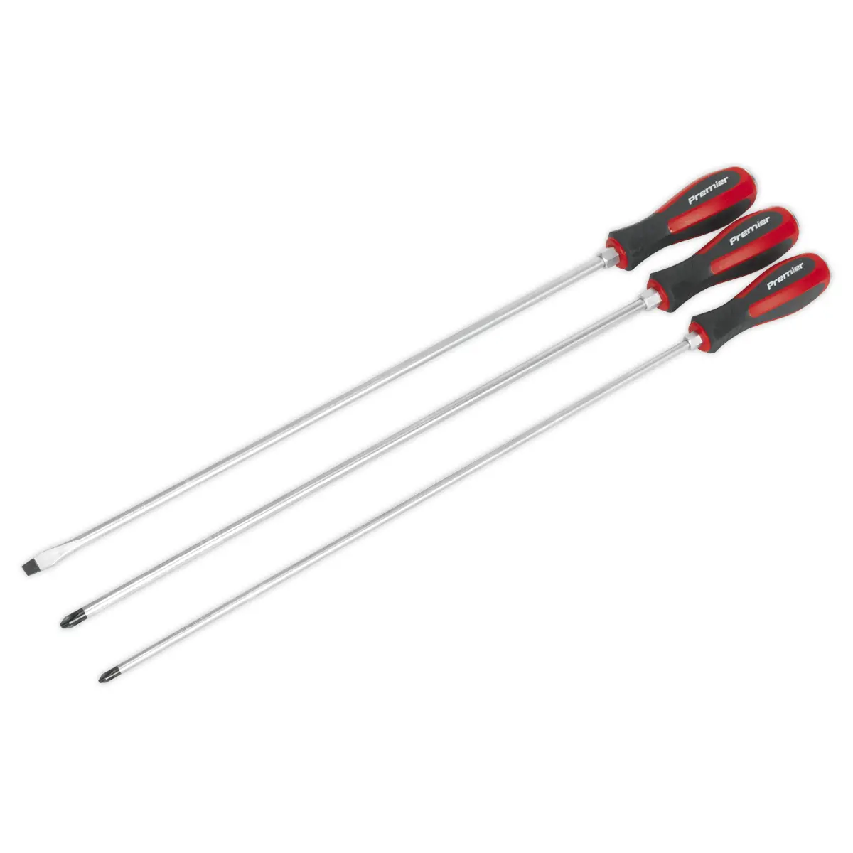 Premier Extra-Long Hammer-Thru Screwdriver Set 450Mm 3Pc Ak4935 1