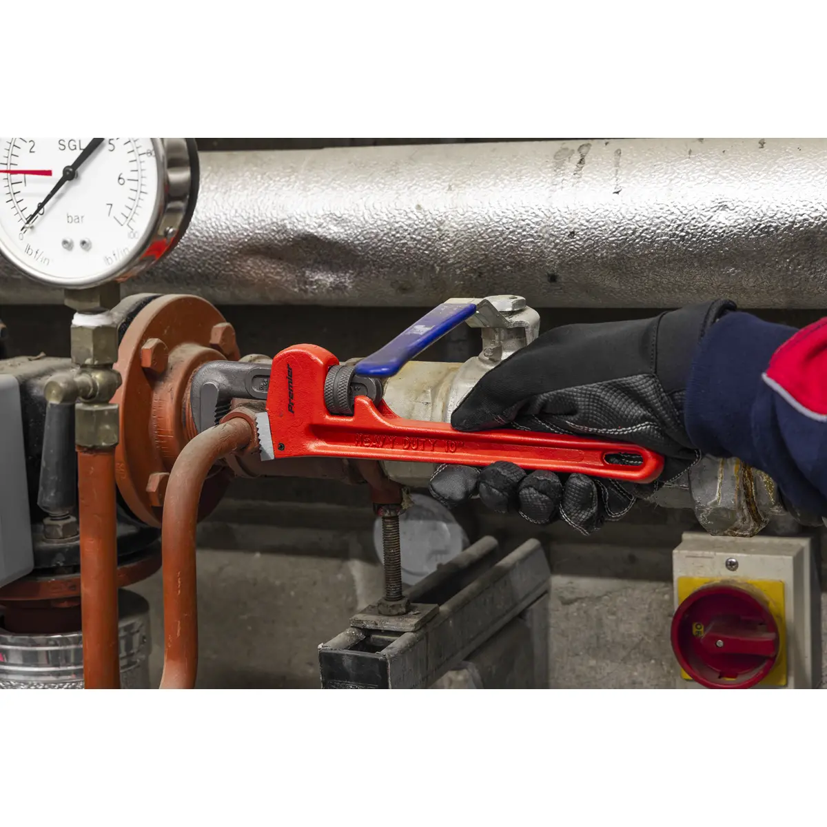 Premier Cast Steel Pipe Wrench European Pattern 250Mm Ak5102 2