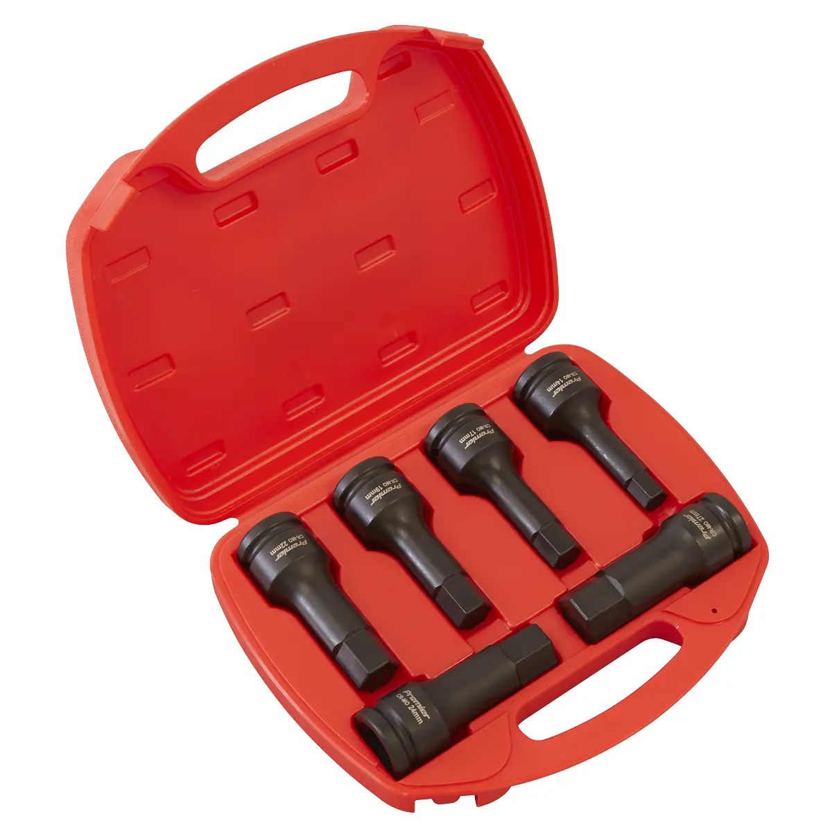 Premier Hex Impact Socket Bit Set 3/4"Sq Drive 6Pc Ak5586 1