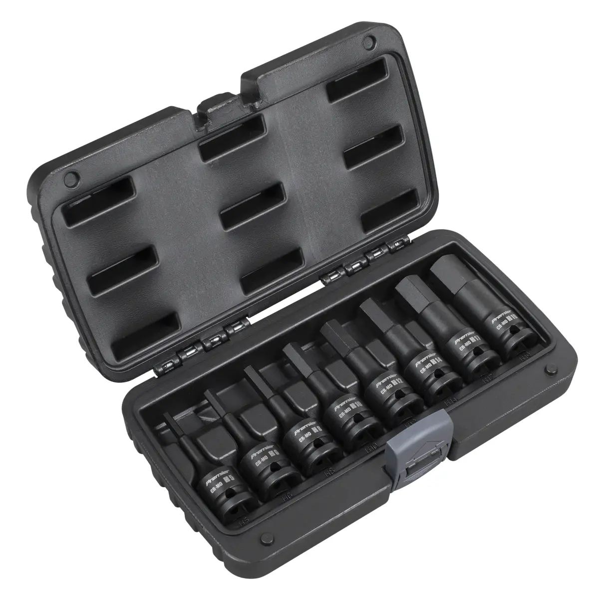 Premier Hex Impact Socket Bit Set 1/2"Sq Drive 8Pc Ak5601 1