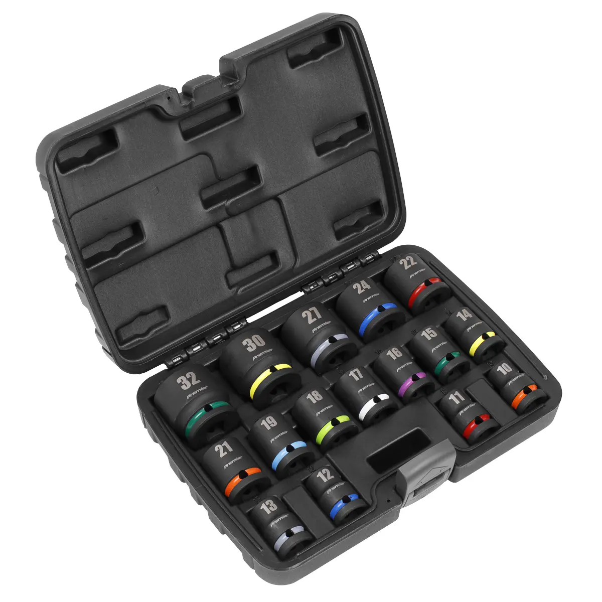 Premier Impact Socket Set 1/2"Sq Drive 16Pc Ak5625m 1