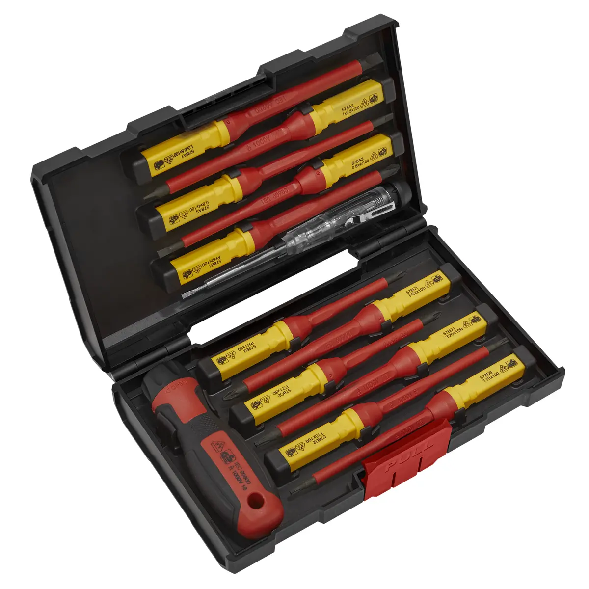 Premier Interchangeable Screwdriver Set 13Pc - Vde Approved Ak6128 1