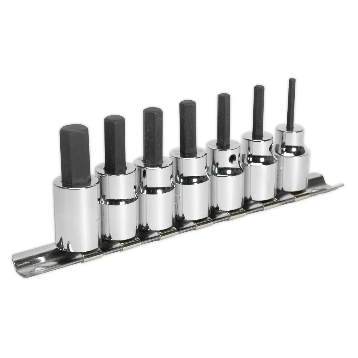 Premier Hex Socket Bit Set 3/8"Sq Drive 7Pc Ak62253 1