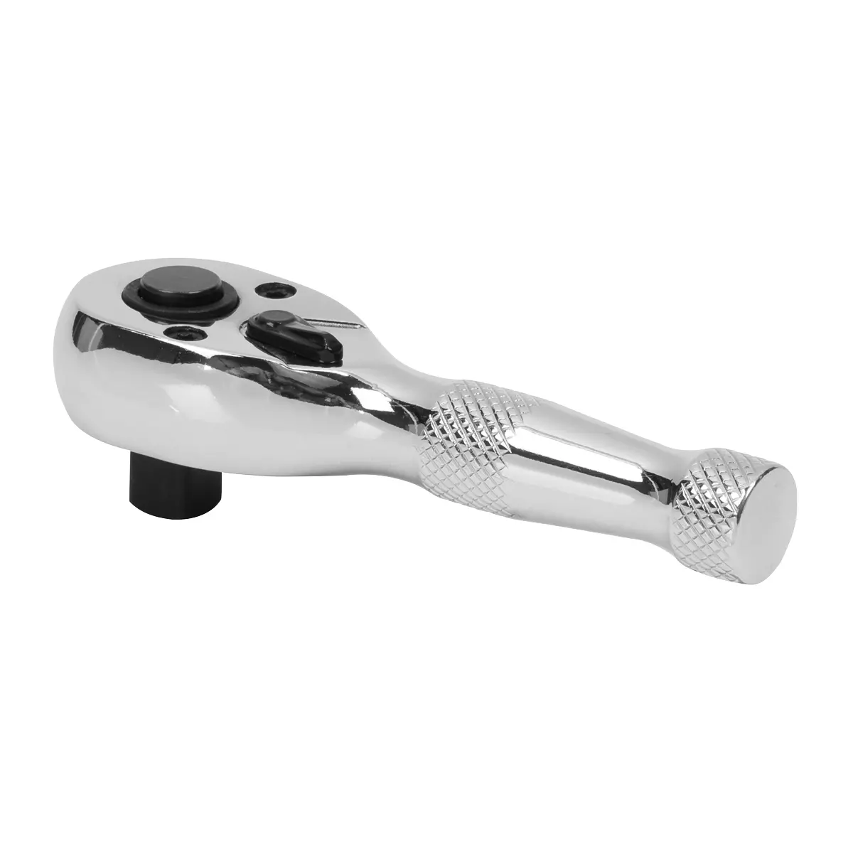 Premier Stubby Pear-Head Ratchet Wrench With Flip Reverse 3/8"Sq Drive Ak661s 1