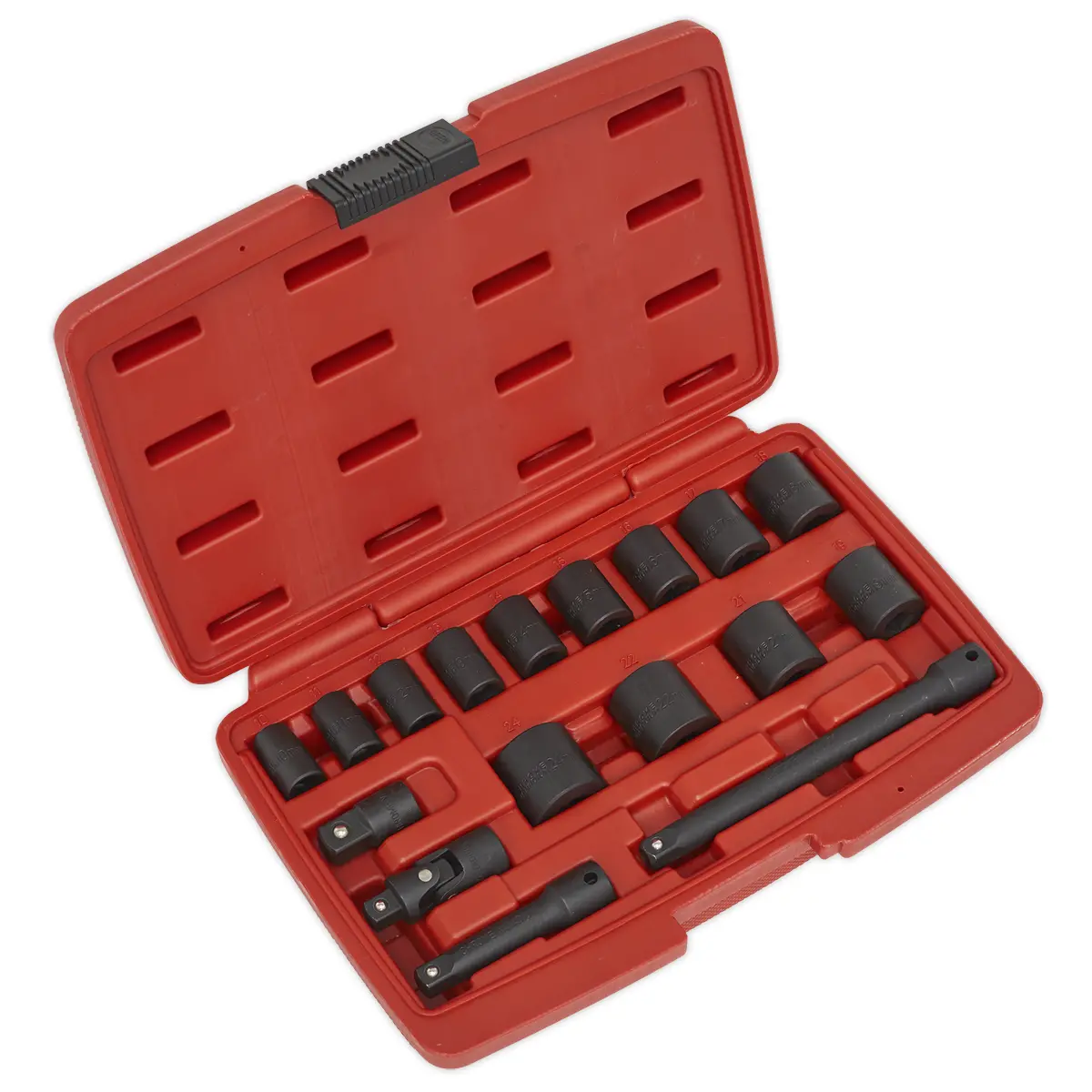 Premier Impact Socket Set 3/8"Sq Drive 17Pc Ak68217 1