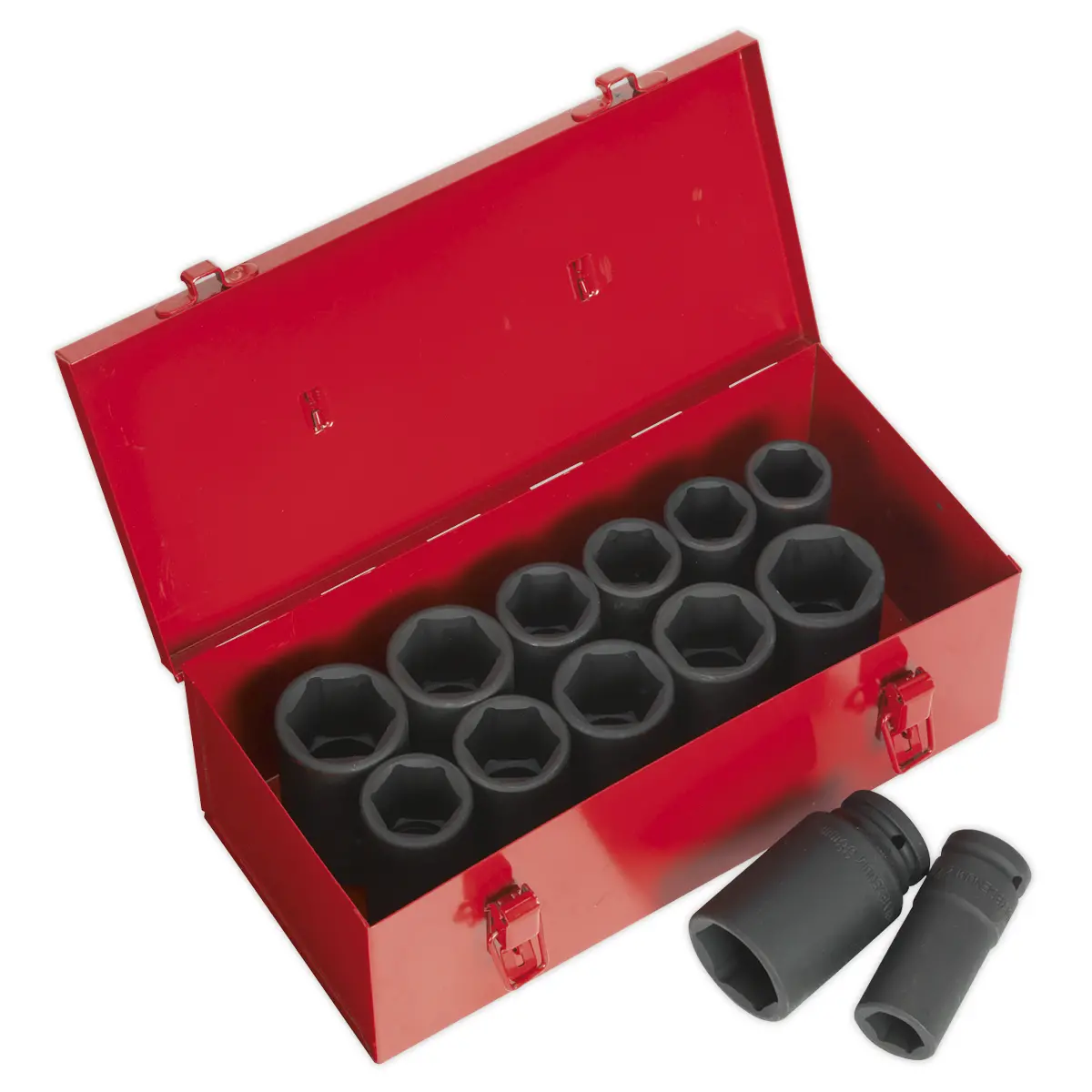 Premier Metric/Imperial Deep Impact Socket Set 3/4"Sq Drive 13Pc Ak687 1