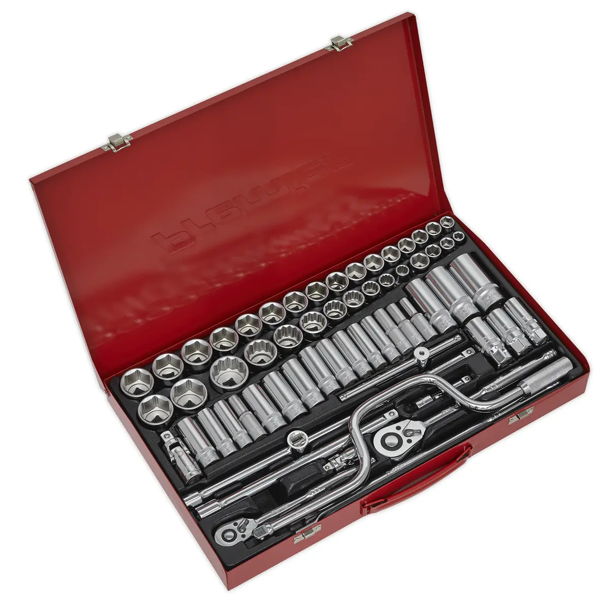 Premier Metric/Imperial/Whitworth Socket Set 3/8" & 1/2"Sq Drive 64Pc Ak694 1