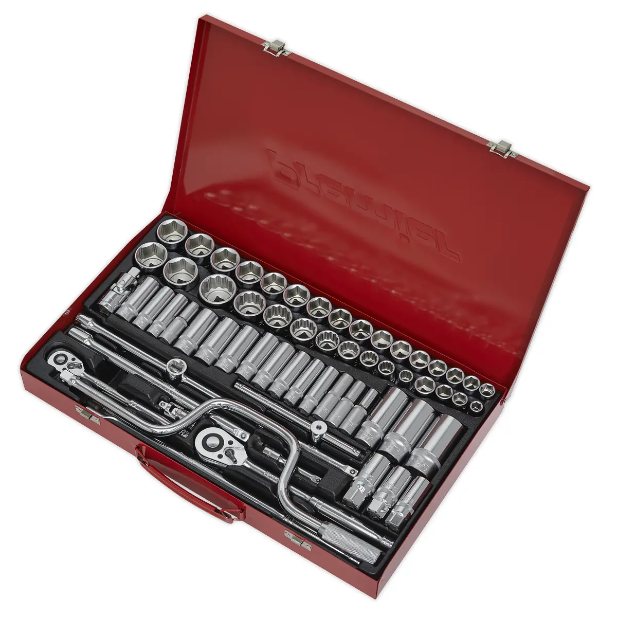 Premier Metric/Imperial/Whitworth Socket Set 3/8" & 1/2"Sq Drive 64Pc Ak694 2