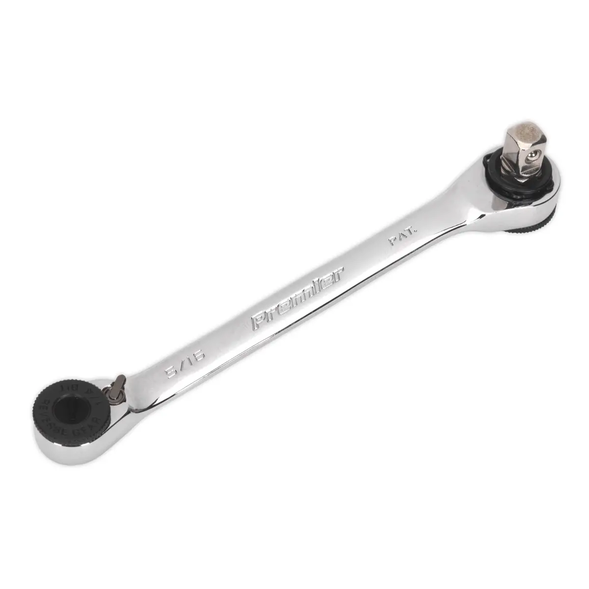 Premier Ratchet Spanner 1/4"Hex X 5/16"Hex Drive With 1/4"Sq Drive Adaptor Ak6967 1
