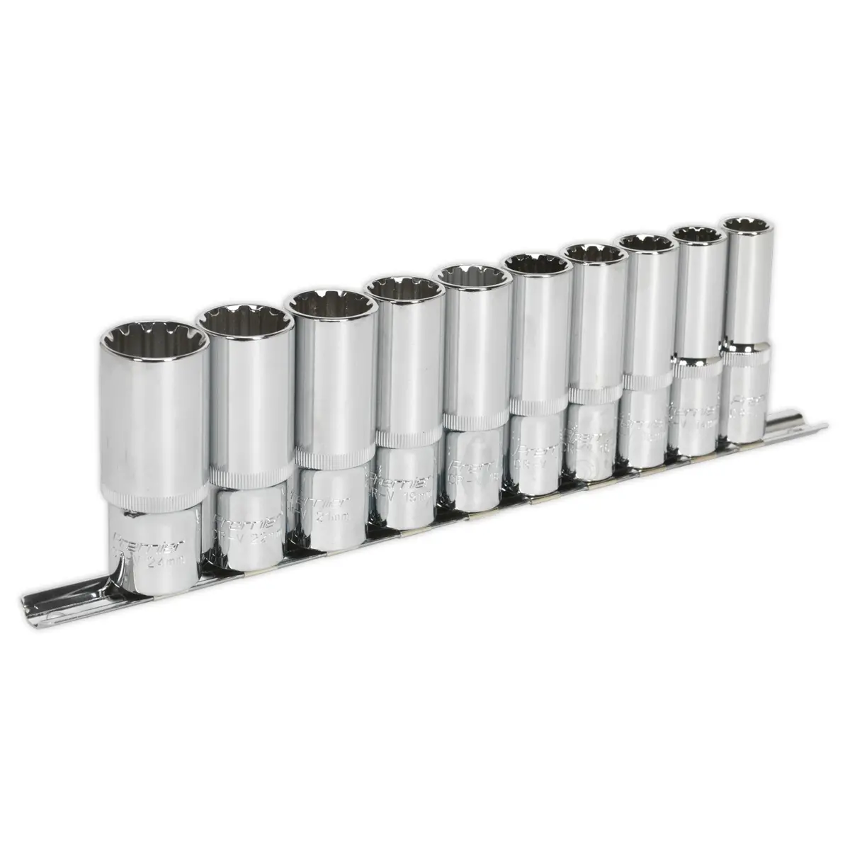 Premier Total Drive® Deep Socket Set 1/2"Sq Drive 10Pc Ak70610d 1