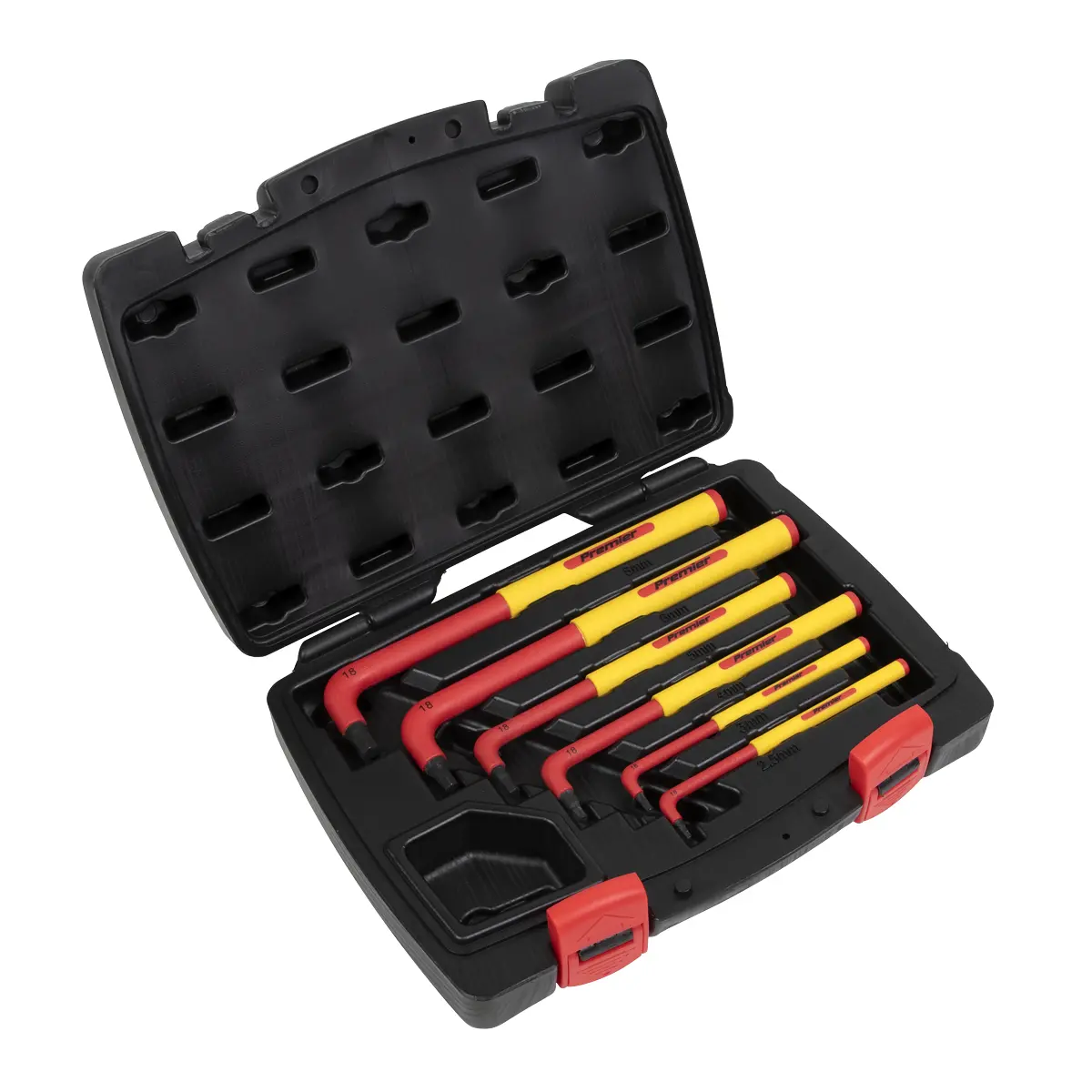 Premier Extra-Long Hex Key Set 6Pc - Vde Approved Ak7177 1