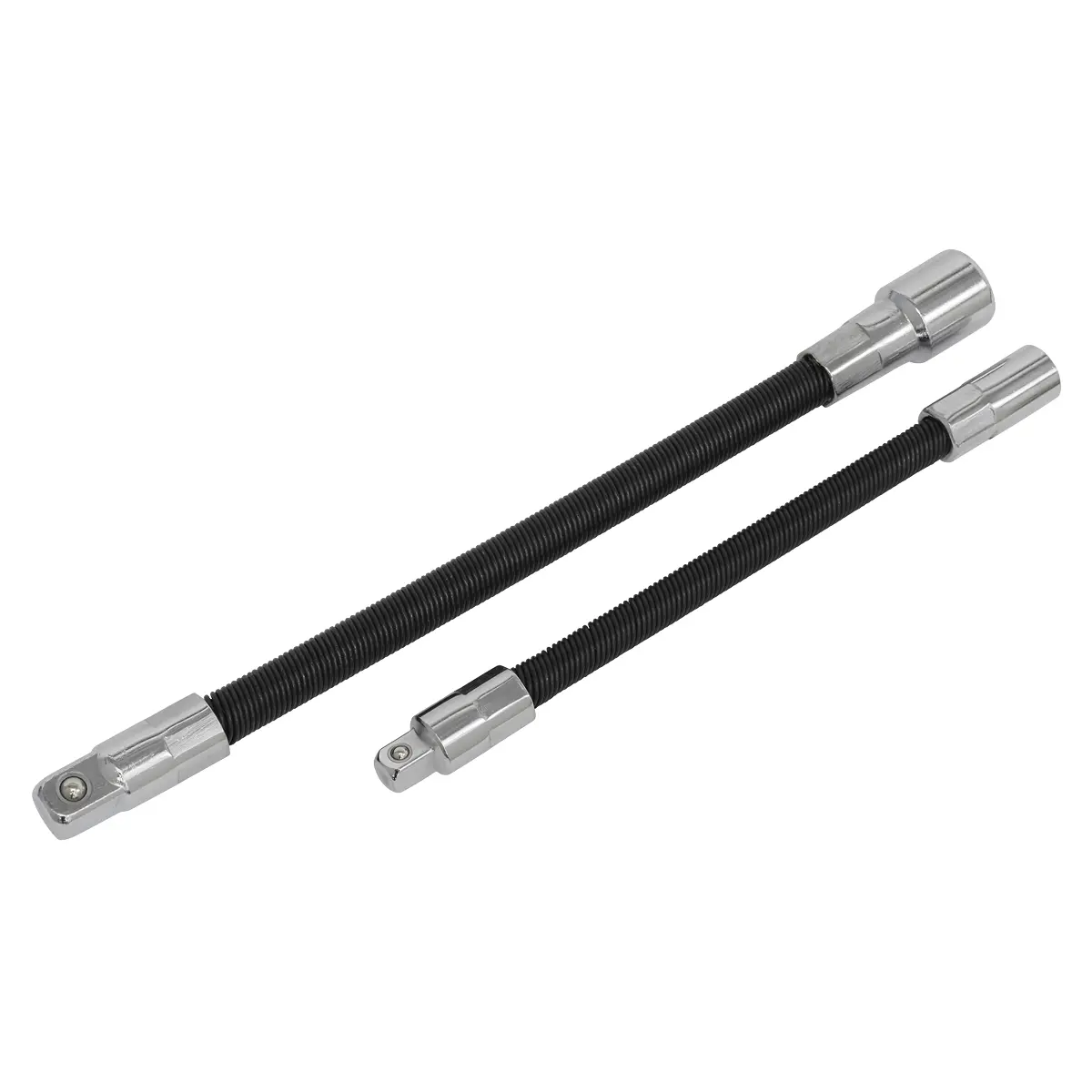 Premier Flexible Extension Adaptor Set 1/4"Sq X 150Mm & 3/8"Sq X 200Mm 2Pc Ak7341 1