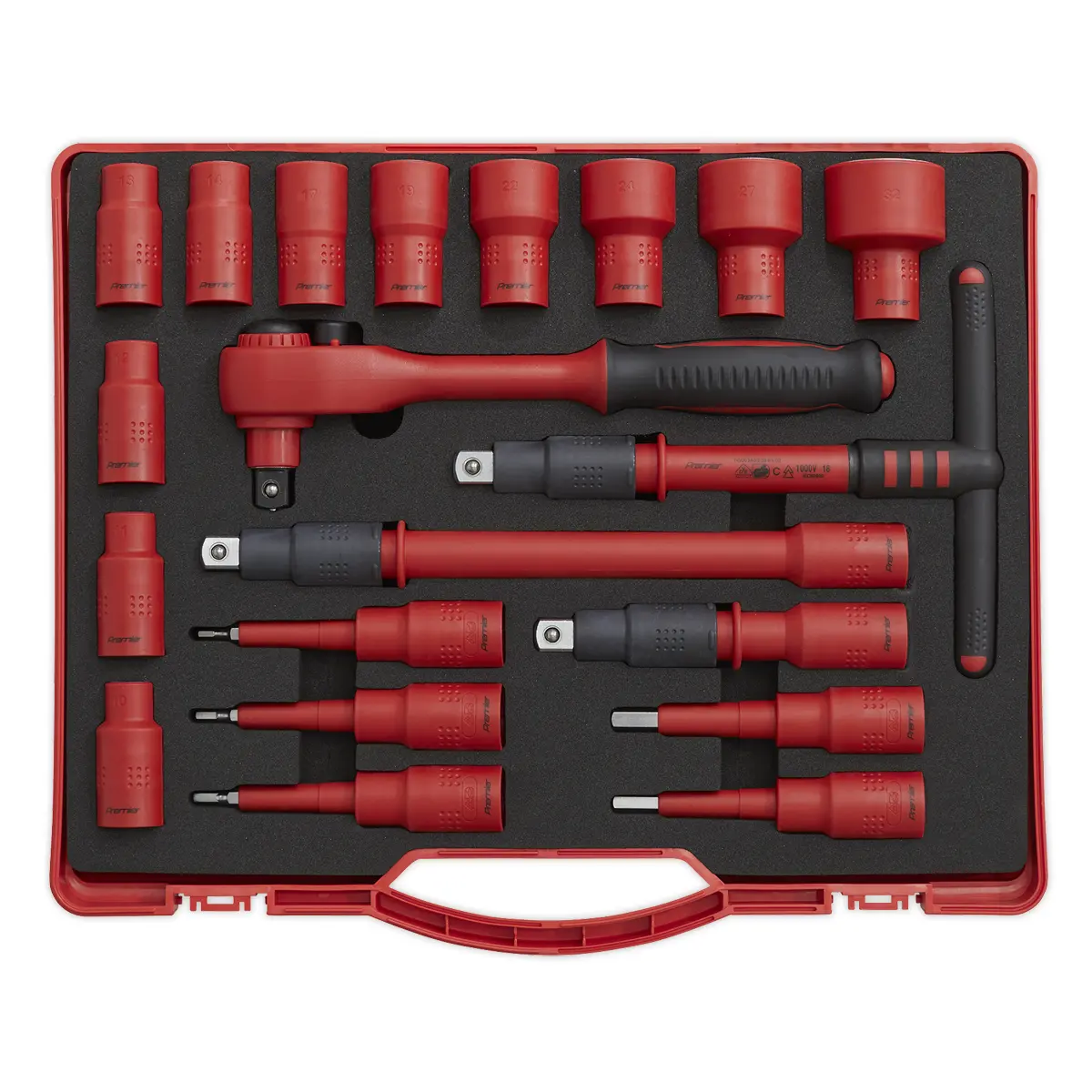 Premier Insulated Socket Set 1/2"Sq Drive 20Pc - Vde Approved Ak7941 2