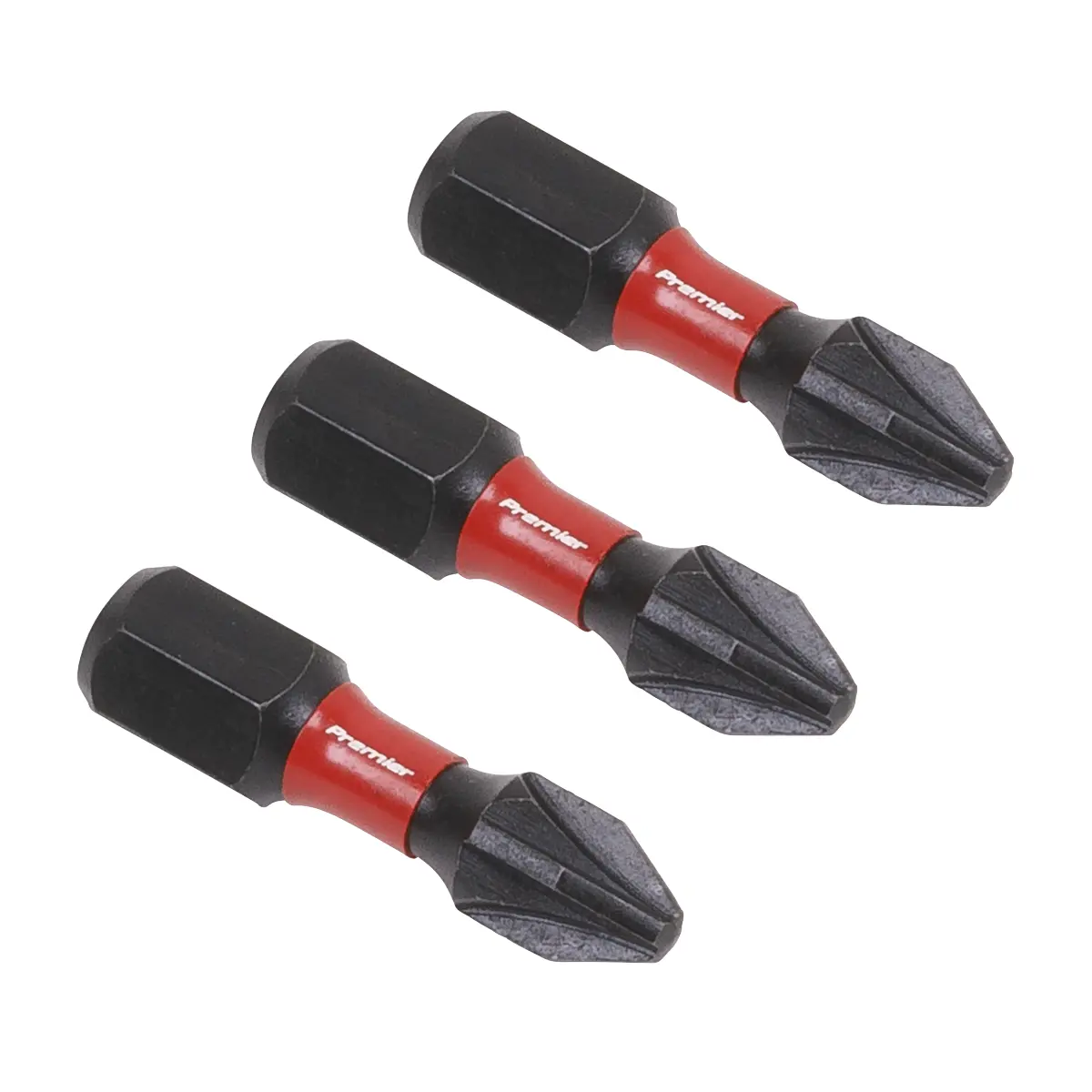 Premier Pozi Impact Power Tool Bits #2 X 25Mm 3Pc Ak8208 1