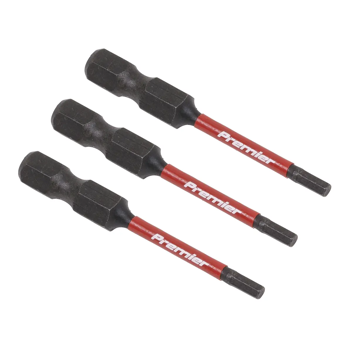 Premier Hex Impact Power Tool Bits 2.5 X 50Mm 3Pc Ak8235 1