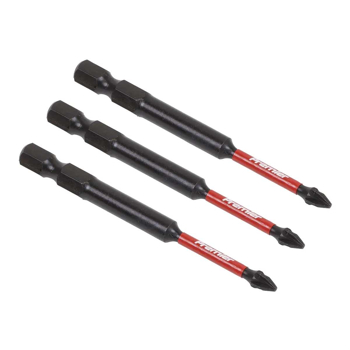 Premier Pozi Impact Power Tool Bits #1 X 75Mm 3Pc Ak8257 1