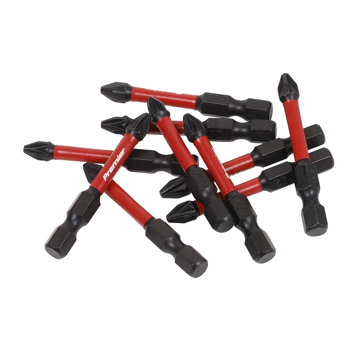 Premier Pozi Impact Power Tool Bits #2 X 50Mm 10Pc Ak8275 1