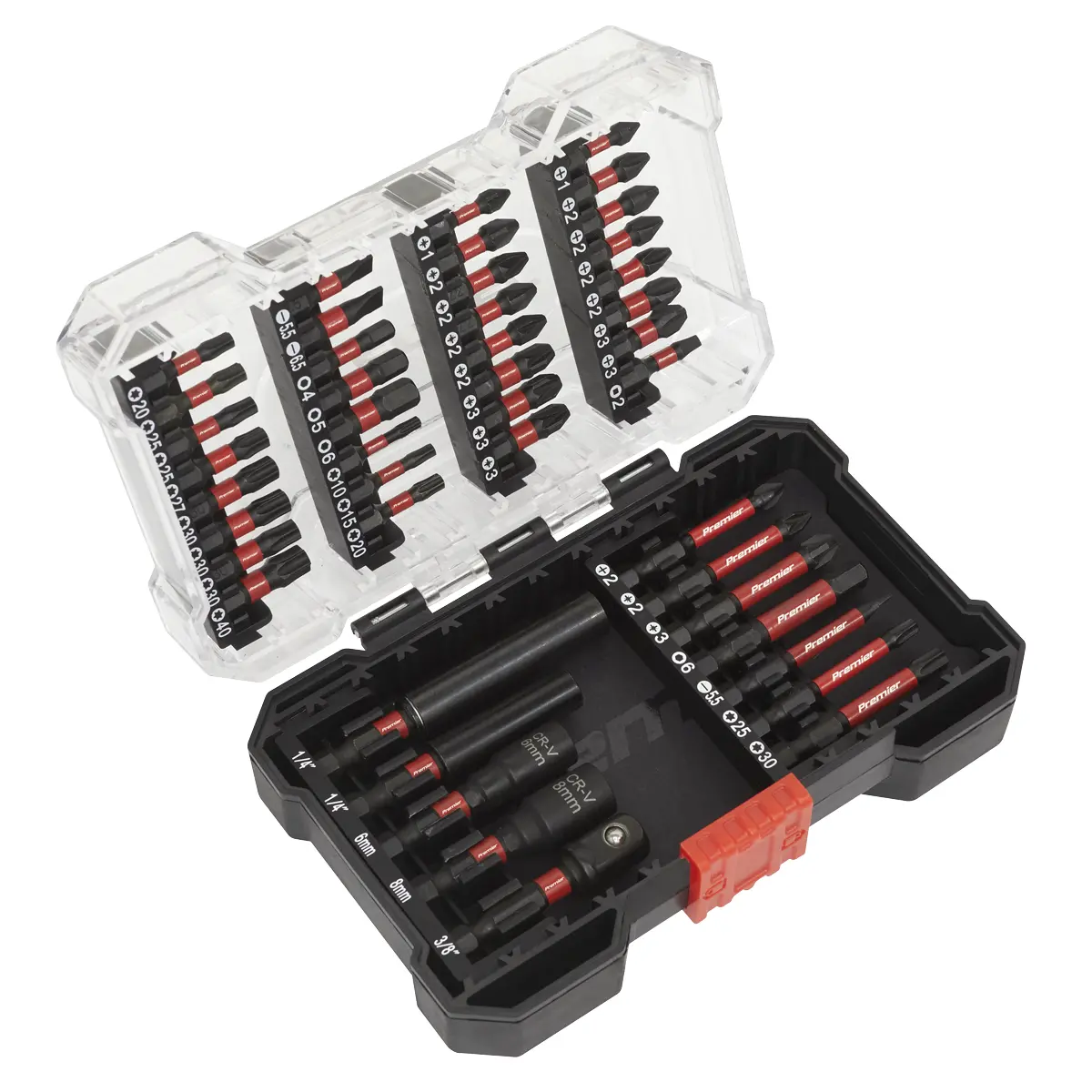 Premier Power Tool Bit Set 44Pc Impact Grade Ak8280 1