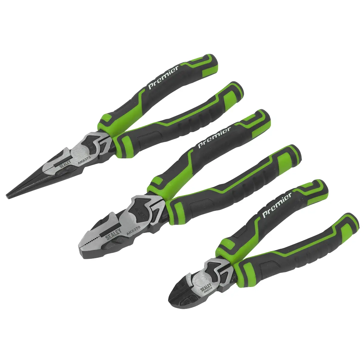 Premier High Leverage Pliers Set 3Pc - Green Ak8376hv 1