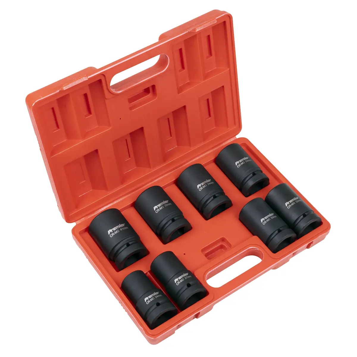 Premier Deep Impact Socket Set 1"Sq Drive 8Pc Ak888m 1