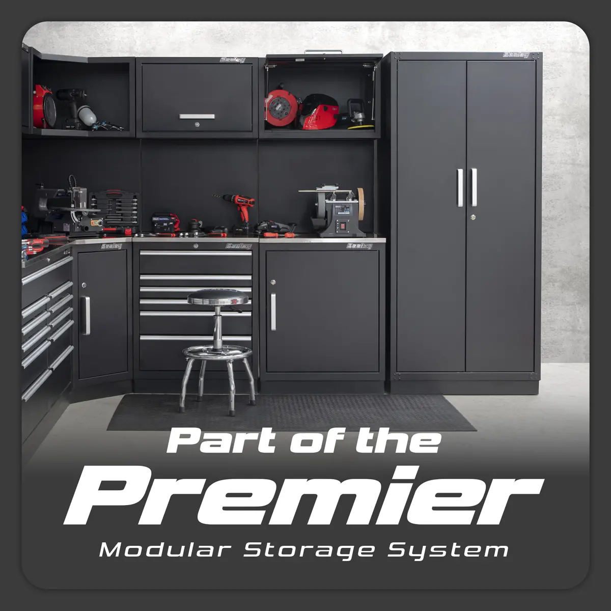 Premier™ Heavy-Duty Modular Full Height Floor Cabinet 2110Mm Apms21 2