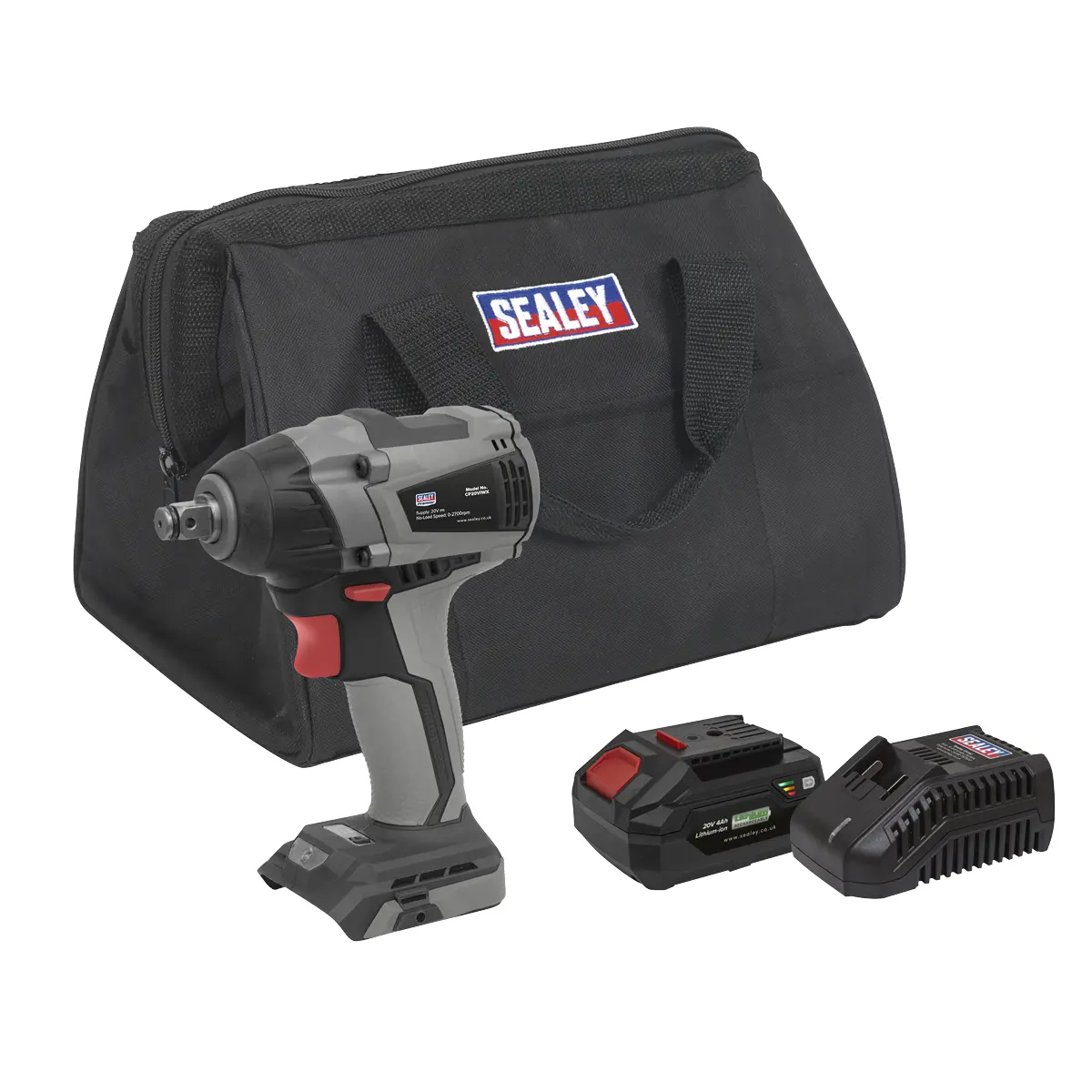 Premier Sv20 Series 1/2"Sq Drive Brushless Cordless Impact Wrench Kit 20V 4Ah Cp20viwxkit1 1
