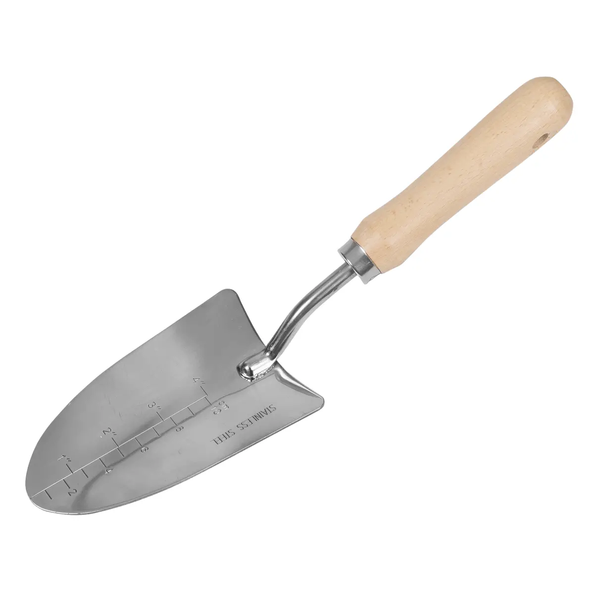 Premier Hand Trowel Hand Trowel With Ash Handle & Stainless Steel Blade Gtwh003 1