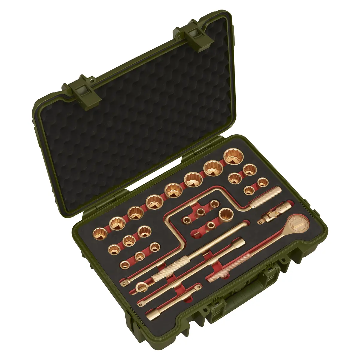 Premier Non-Sparking Socket Set 1/2"Sq Drive 31Pc Ns039 1