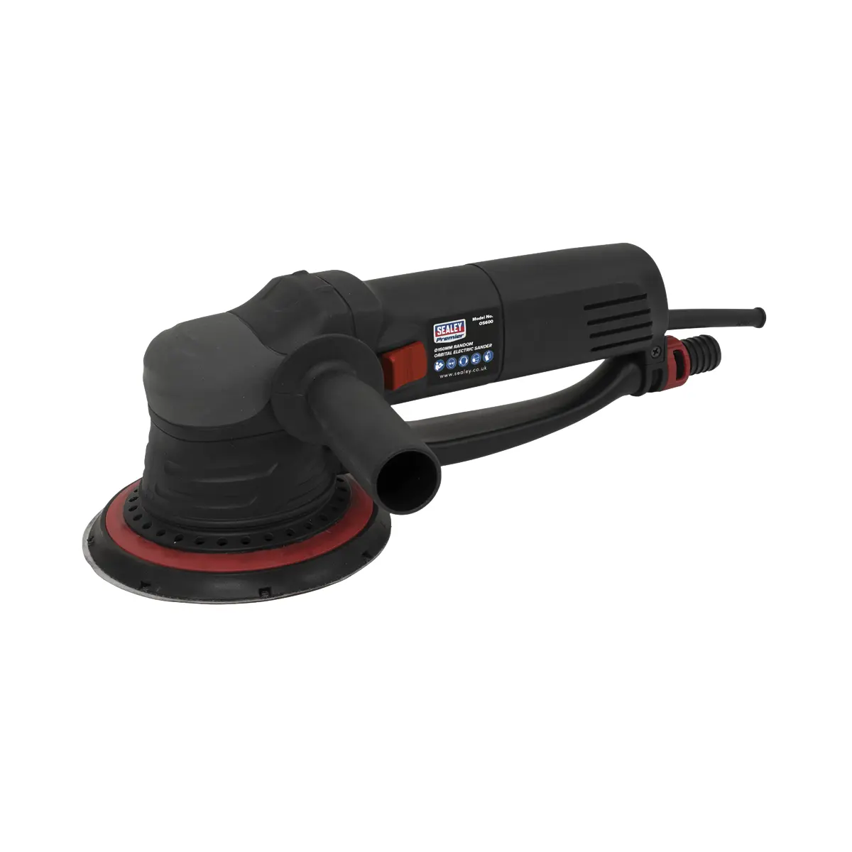 Premier 150Mm Dual Action Variable Speed Electric Sander 600W/230V Os600 1