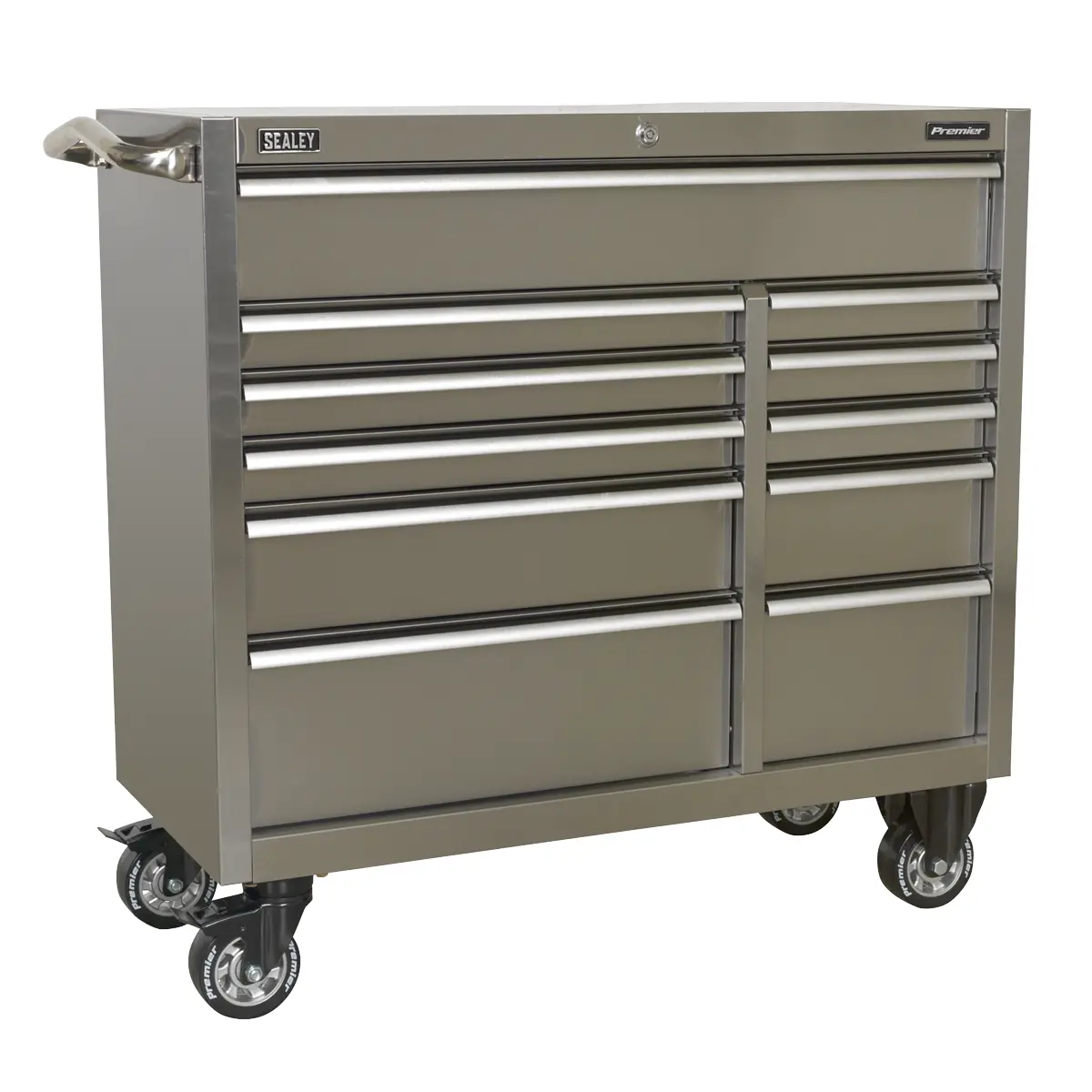 Premier™ Heavy-Duty Extra-Wide Rollcab 11 Drawer 1055Mm - Stainless Steel Ptb105511ss 1