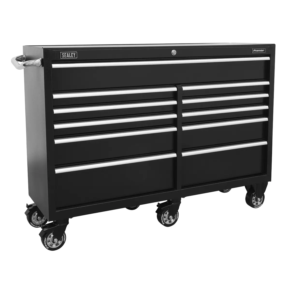 Premier™ Heavy-Duty Extra-Wide Rollcab 11 Drawer 1430Mm - Black Ptb143011 1