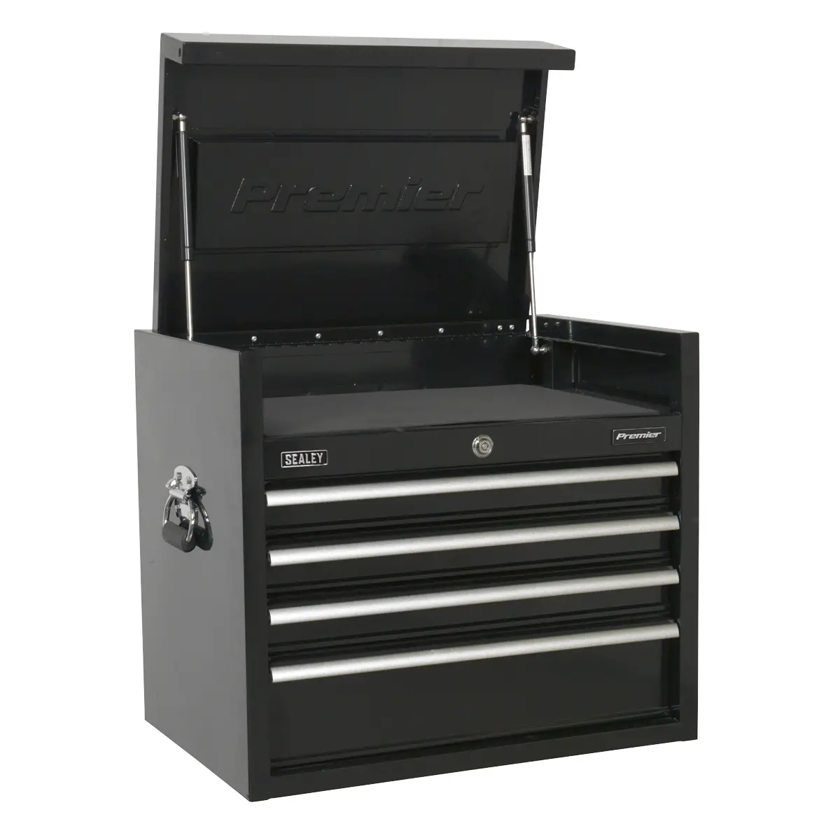Premier™ Heavy-Duty Topchest 4 Drawer 660Mm - Black Ptb66004 1