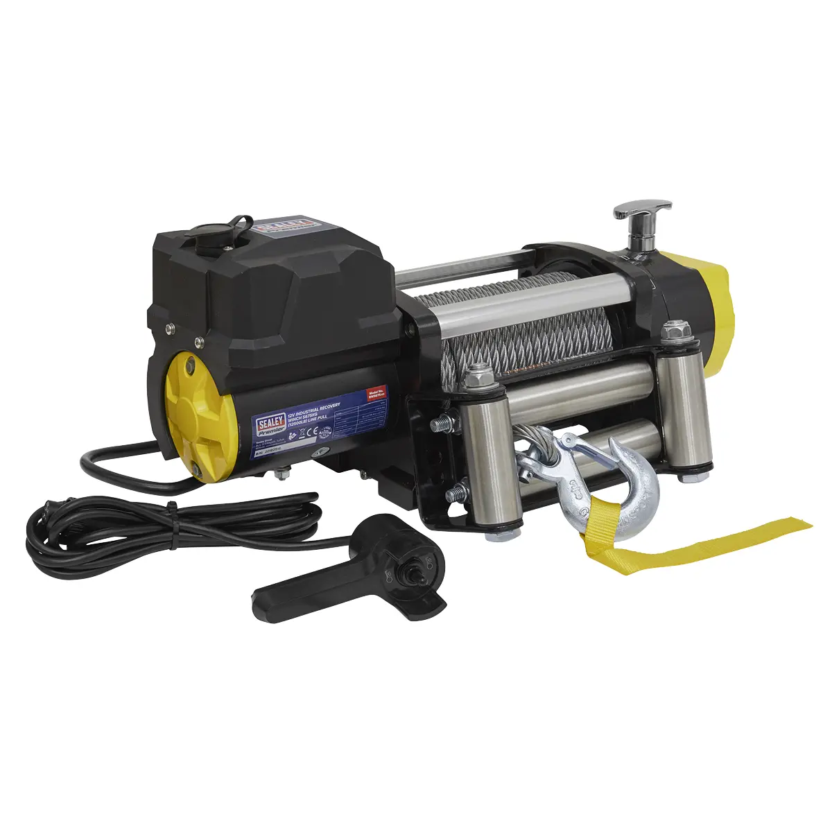 Premier Industrial Recovery Winch 5675Kg (12500Lb) Line Pull 12V Rw5675 1