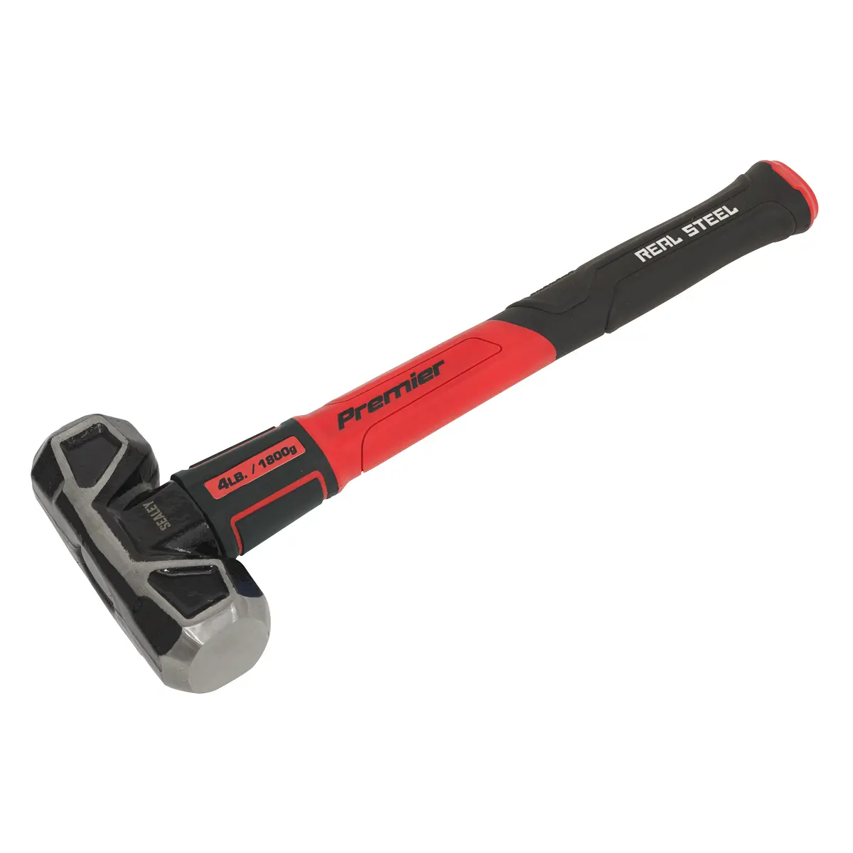 Premier Short Handle Sledge Hammer With Fibreglass Shaft 4Lb Slhg04 1