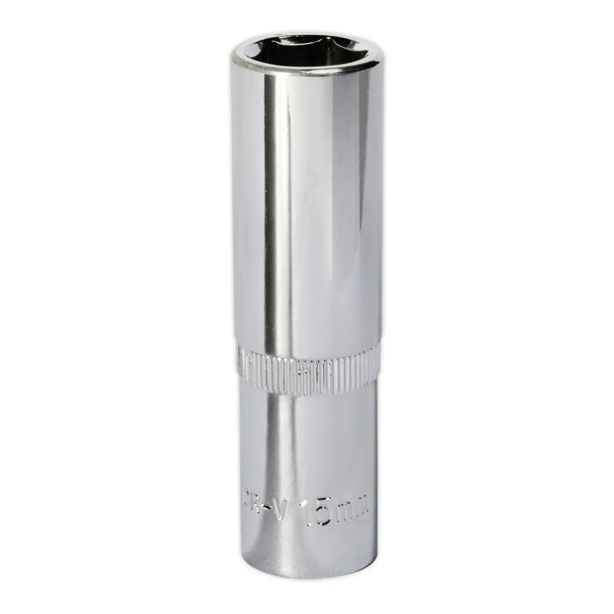 Premier Fully Polished Deep Socket 1/2"Sq Drive 15Mm Sp1215d 1