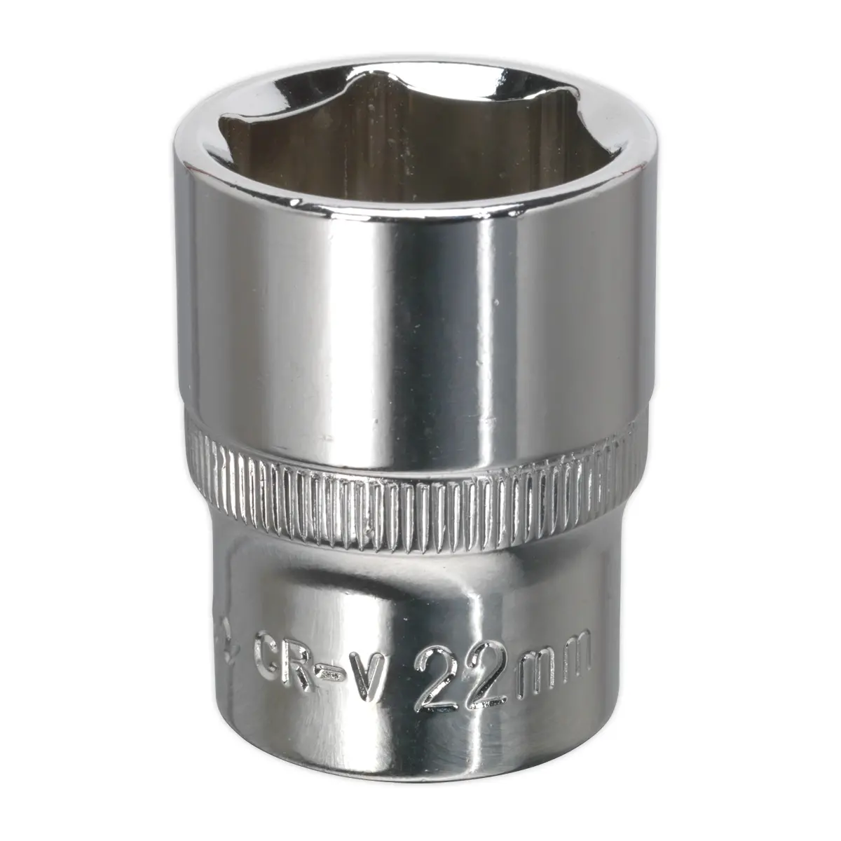 Premier Fully Polished Socket 1/2"Sq Drive 22Mm Sp1222 1