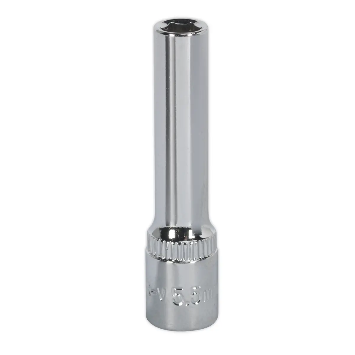 Premier Fully Polished Deep Socket 1/4"Sq Drive 5.5Mm Sp14055d 1