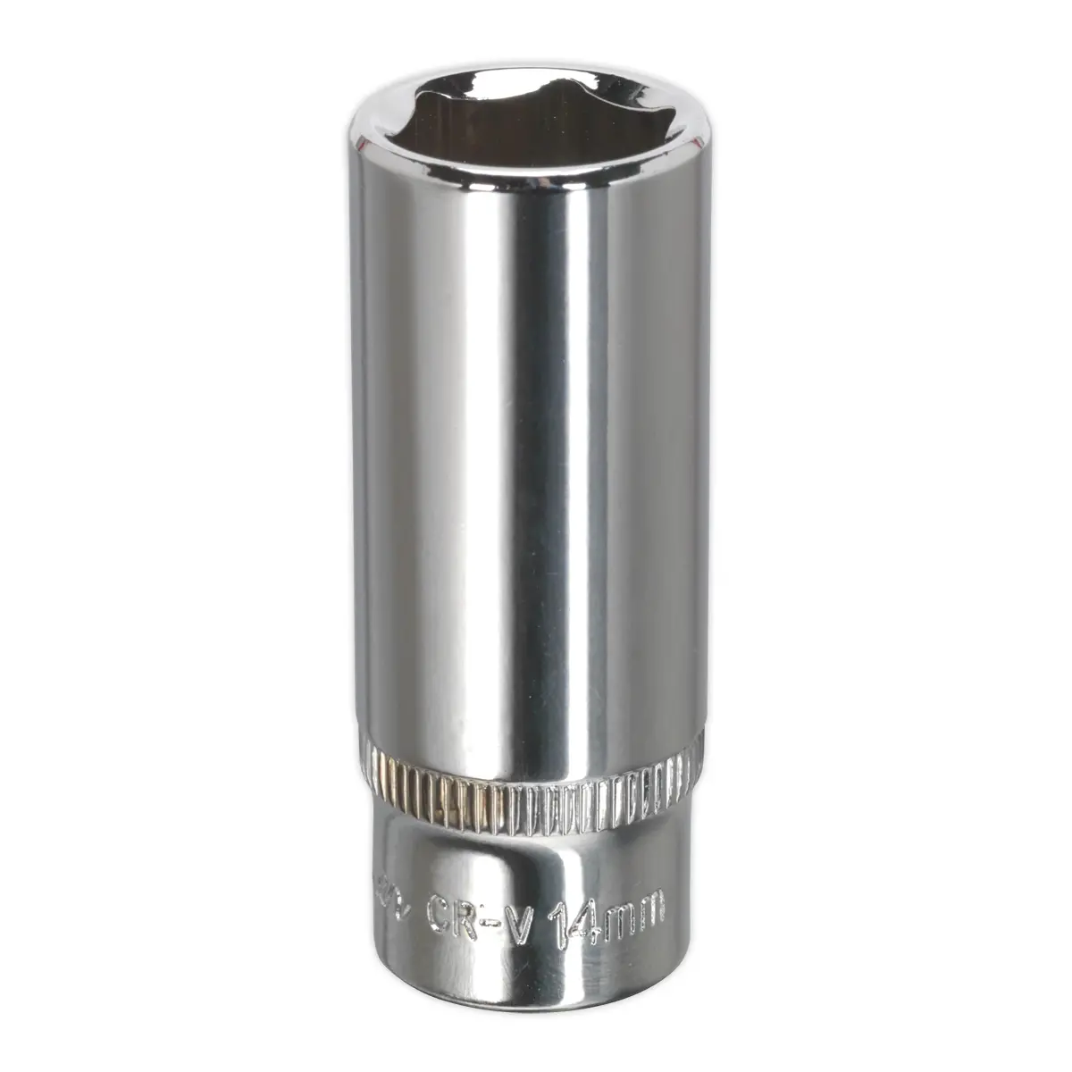 Premier Fully Polished Deep Socket 1/4"Sq Drive 14Mm Sp1414d 1