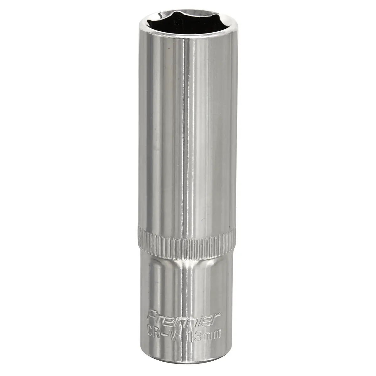 Premier Fully Polished Deep Socket 3/8"Sq Drive 13Mm Sp3813d 1
