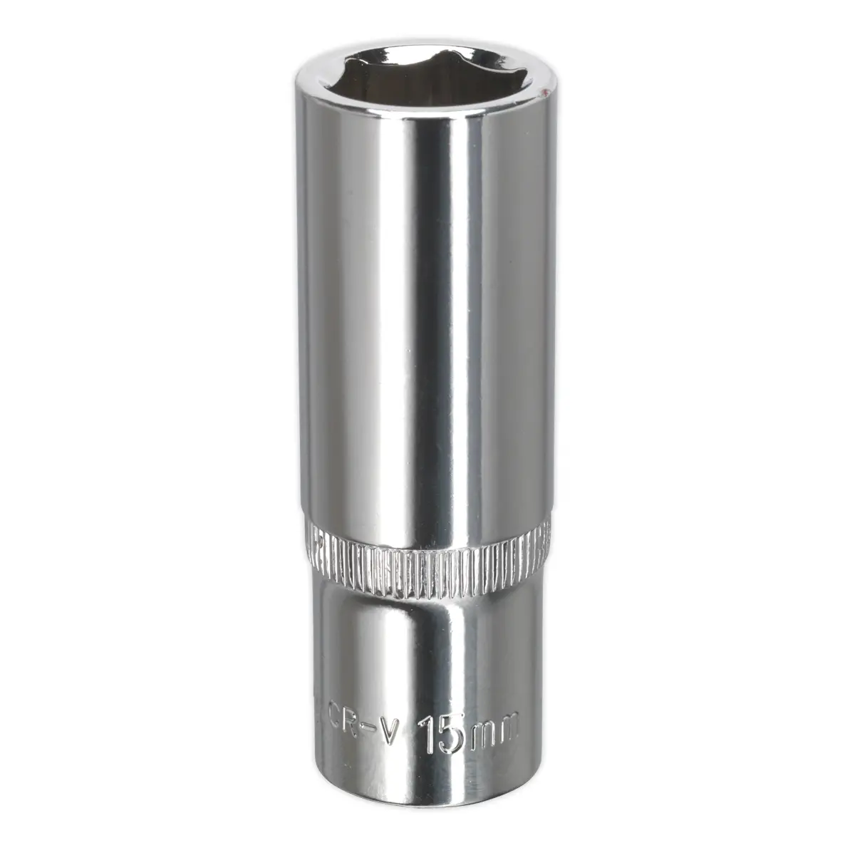 Premier Fully Polished Deep Socket 3/8"Sq Drive 15Mm Sp3815d 1