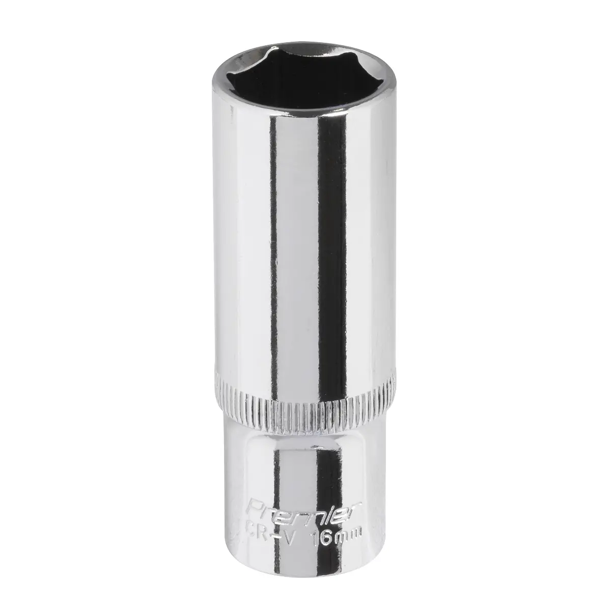 Premier Fully Polished Deep Socket 3/8"Sq Drive 16Mm Sp3816d 1