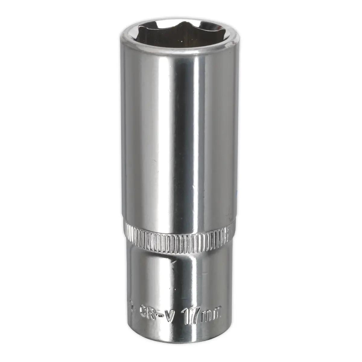 Premier Fully Polished Deep Socket 3/8"Sq Drive 17Mm Sp3817d 1