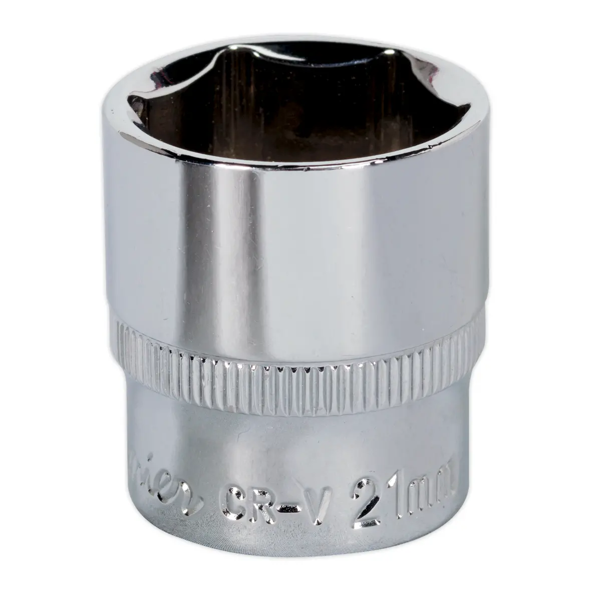 Premier Fully Polished Socket 3/8"Sq Drive 21Mm Sp3821 1
