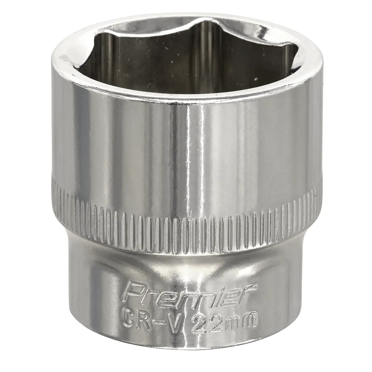 Premier Fully Polished Socket 3/8"Sq Drive 22Mm Sp3822 1
